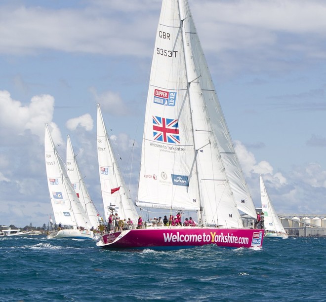 Welcome to Yorkshire in Race 5 - Clipper 11-12 Round the World Yacht Race  © Karl Monaghan/onEdition